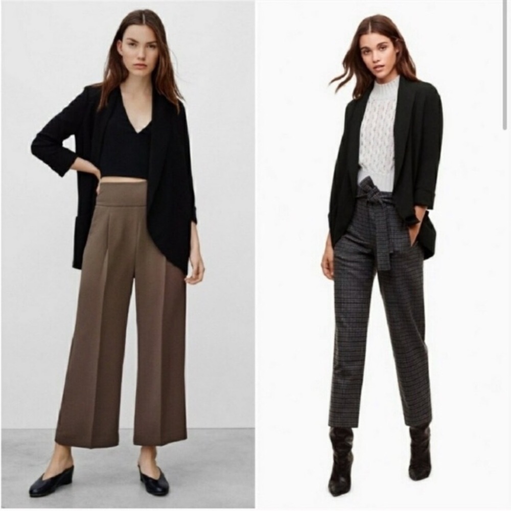 Aritzia Wilfred Chevalier Jacket‎ Cardigan Black Womens Size 8